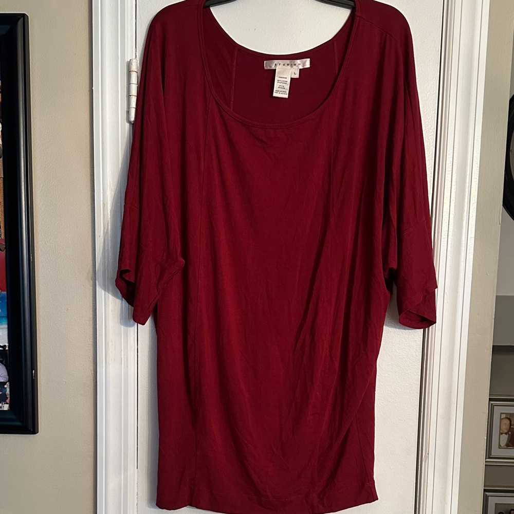Women's Brick red/Maroon Tunic top